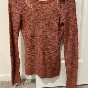 Abercrombie Women's Rust/Pink Sweater